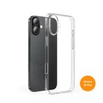Teknoway iPhone 16 Plus - Siyah Crystal Şeffaf Silikon Kılıf