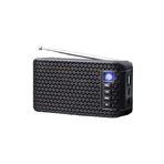 Teknowork Kts-1632 Güneş Enerjili Bluetooth Hoparlör Speaker 2'' 3 Band Fenerli Taşınabilir Kamp Için Radyo