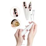 TeknoZar 2 Başlıklı Epilasyon Çene yüz kaş Işıklı Kıl Tüy Alma Mini Cep Epilasyon Kadın Mini Traş Makinesi