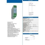 Tekon UT18 ,24VDC 2-Giriş 2-Çıkış Universal Sinyal Konverter - Renkli