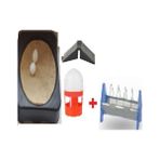 Tekplast Güvercin Yetiştirme Seti (Yuvarlak Folluk ,keçe, 15 cm Güvercin Yemlik, 1 Lt Suluk,tünek ve Yumurta)