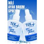 TEKPLUS İkili Ayak Koku Önleyici, Ayak Kokusu Giderici , Ayak Bakım Spreyi, Ayak Mantarı, Tırnak Bozulması
