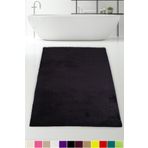 Teksev Elite Siyah 120X180 cm Büyük Ebat Pufidik Banyo Halısı Köşeli Peluş Kaymaz Banyo Paspası