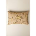 Teksev Mirna 2 Li Kahve Desenli Pamuklu Kumaş Fermuarlı Yastık Kılıfı - Kahverengi - 100X240