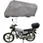 Teksin Çelik Motor Classic 125 A+ Kalite Gri Motosiklet Brandası
