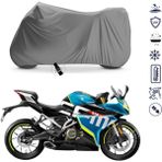 Teksin Cf Moto 250SR Çantalı Motosiklet Brandası 4 Mevsim Su Geçirmez Motor Brandası