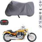 Teksin Harley-Davidson Vrsc V-Rod Çantalı Motosiklet Branda Su Geçirmez Topcase Uyumlu Motor Branda
