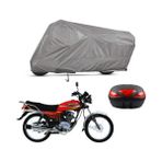 Teksin Honda CGL 125 Arka Çanta Uyumlu A+ Kalite Gri Motosiklet Brandası