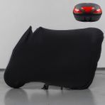Teksin Honda Forza 750 Çantalı Siyah Kumaş Motosiklet Branda Motor Penye Branda