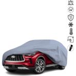 Teksin Infiniti QX60 2 L51 (2021-) Araba Brandası Miflonlu 4 Mevsim Oto Branda - Suya Dayanıklı - Gri