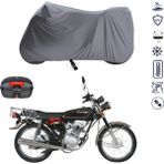 Teksin Kanuni Breton 125 Çantalı Motosiklet Brandası 4 Mevsim Su Geçirmez Motor Brandası