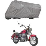 Teksin Kanuni Caracal 200 A+ Kalite Gri Motosiklet Brandası