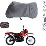 Teksin Kanuni Cross 150 Çantalı Motosiklet Brandası 4 Mevsim Su Geçirmez Motor Brandası