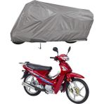 Teksin Kanuni Elite 100 Arka Çanta Uyumlu A+ Kalite Gri Motosiklet Brandası