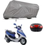 Teksin Kanuni Trex 125 Çantalı Motosiklet Brandası 4 Mevsim Su Geçirmez Motor Brandası