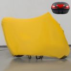 Teksin Kanuni Trodon 50 Çantalı Kırmızı Kumaş Motosiklet Branda Motor Penye Branda - Sarı