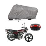 Teksin Kral KR-100-2A Arka Çanta Uyumlu A+ Kalite Gri Motosiklet Brandası