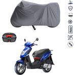 Teksin Kymco Agility 16+ 150 Çantalı Motosiklet Brandası 4 Mevsim Su Geçirmez Motor Brandası