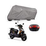 Teksin Kymco Agility 50 Arka Çanta Uyumlu Motosiklet Brandası