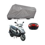 Teksin Kymco Movie Xl 150 Arka Çanta Uyumlu Motosiklet Brandası