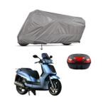 Teksin Kymco People 250 Arka Çanta Uyumlu A+ Kalite Gri Motosiklet Brandası