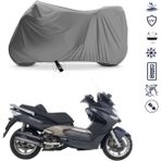 Teksin Kymco Xciting 500 Çantalı Motosiklet Brandası 4 Mevsim Su Geçirmez Motor Brandası
