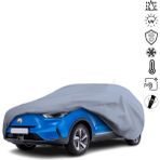 Teksin Mg Zs Ev (2021-) Araba Brandası Miflonlu 4 Mevsim Oto Branda - Suya Dayanıklı - Gri