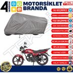 Teksin Mondial 100 MG Sport A+ Kalite Gri Motosiklet Brandası