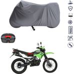 Teksin Mondial X-Treme Moto Cross Çantalı Motosiklet Branda Su Geçirmez Topcase Uyumlu Motor Branda