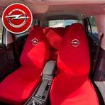 Teksin Opel Astra F Oto Koltuk Servis Kılıfı Krmızı Likralı Esnek Tüm Araç Modellerine Uygun Universal - Kırmızı - Koltuk Kılıfı