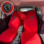 Teksin Peugegot 307 Oto Koltuk Servis Kılıfı Krmızı Likralı Esnek Tüm Araç Modellerine Uygun Universal