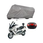Teksin Piaggio X8 200 Arka Çanta Uyumlu Motosiklet Brandası