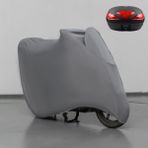 Teksin Rks Bolero 50 Çantalı Motosiklet Brandası Gri Penye Örtü Motor Brandası