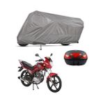 Teksin Salcano Tiger Speed 125 Arka Çanta Uyumlu A+ Kalite Gri Motosiklet Brandası