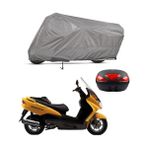 Teksin Suzuki Burgman UH 150 Arka Çanta Uyumlu Motosiklet Brandası