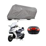 Teksin Sym Joymax 250 Arka Çanta Uyumlu Motosiklet Brandası