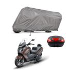 Teksin Sym Maxsym 600 I Abs Arka Çanta Uyumlu A+ Kalite Gri Motosiklet Brandası