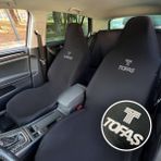 Teksin Tofaş Şahin Oto Koltuk Servis Kılıfı Siyah Likralı Esnek Tüm Araç Modellerine Uygun Universal - Koltuk Kılıfı