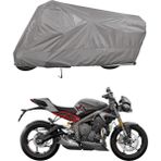 Teksin Triumph Street Triple A+ Kalite Gri Motosiklet Brandası