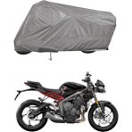 Teksin Triumph Street Triple R A+ Kalite Gri Motosiklet Brandası