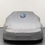 Teksin Volkswagen Golf 5 (2003-2008) Kumaş Logolu Oto Branda - Penye Örtü Gri