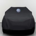 Teksin Volkswagen Id.6 (2021-) Kumaş R-Line Logolu Oto Branda Penye Örtü Siyah - Kumaş-Penye