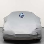 Teksin Volkswagen Passat cc (2008-2016) Kumaş Logolu Oto Branda - Penye Örtü Gri