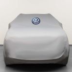 Teksin Volkswagen Tiguan (2007-2015) Kumaş Logolu Oto Branda - Penye Örtü Gri