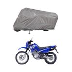 Teksin Yamaha TT 600 E A+ Kalite Gri Motosiklet Brandası