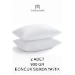 TeksNil Home | 2 Adet Boncuk Silikon Yastık | 900 gram | Antialerjik | 50x70 Cm | Otel Kalitesi
