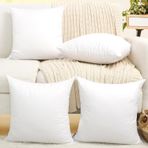 TeksNil Home 4 Adet Kırlent İç Yastık Boncuk Silikon 5 Ebat Premium Koltuk Dekor Yastığı- 30X50