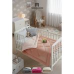 TeksNil Home Pamuklu Welsoft Bebek Yorganı 95x145 cm Yumuşak Çift Taraflı Bebek Yorgan