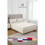 Teksnil Home | Ranforce | Pamuklu Tek / Çift Kişilik Krem Lastikli Çarşaf | 14 Renk | Fıtted |