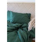 Tekstil Home Lüx Otel Serisi Tek Kişilik Lastikli Çarşaflı Çizgili Saten Nevresim Takımı Yeşil Renk